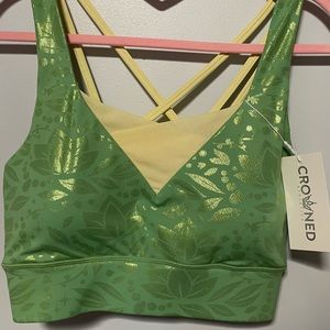 Crowned Athletics Lily Pad Princess Sports Bra